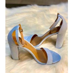 Candies, Chunky heels, Calychee Blue